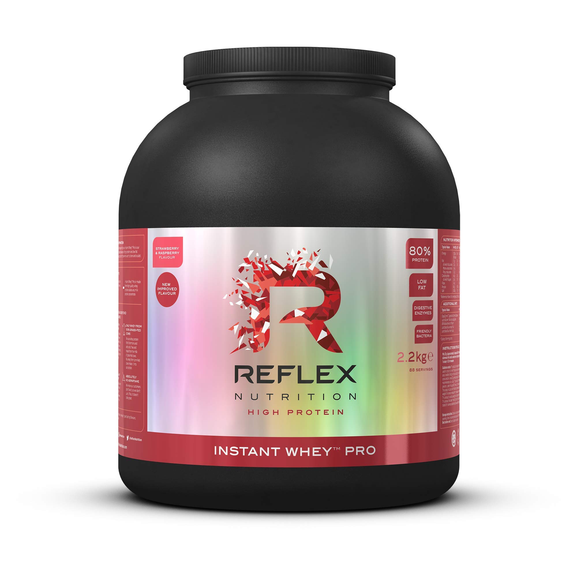Instant Whey PRO (2200g) Fraise et framboise