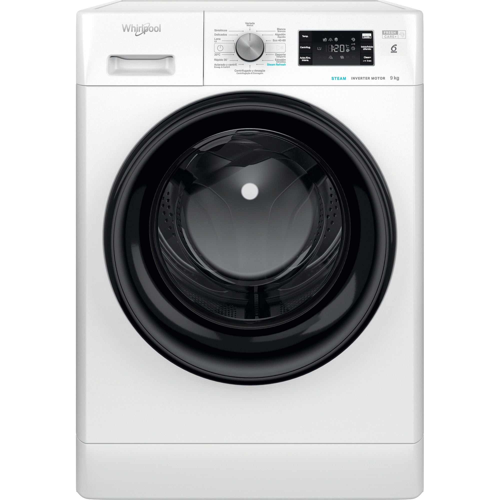 Whirlpool - Lavadora de libre instalación FFB 9469 BV SPT