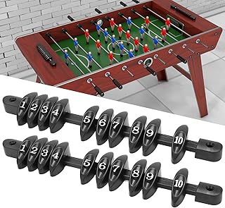Soccer Games,2pcs Foosball Score Counter Universal Table Football Scoring Unit Score Keepers for Standard Foosball Tables Kids 8-12