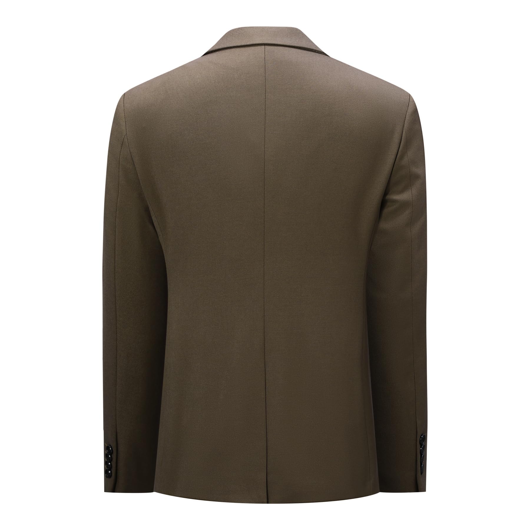 YFFUSHI Traje Hombre 2 Piezas Corte Regular Solapas de Pico Elegante 2 Botones Oficina Ceremonia