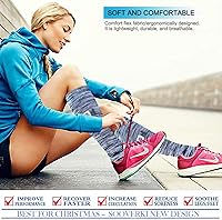 Vista 62 de Sooverki - Calcetines de compresión de cobre para circulación, para mujeres y hombres, 6 pares, para correr, atletismo, medicina, enfermería, viajes