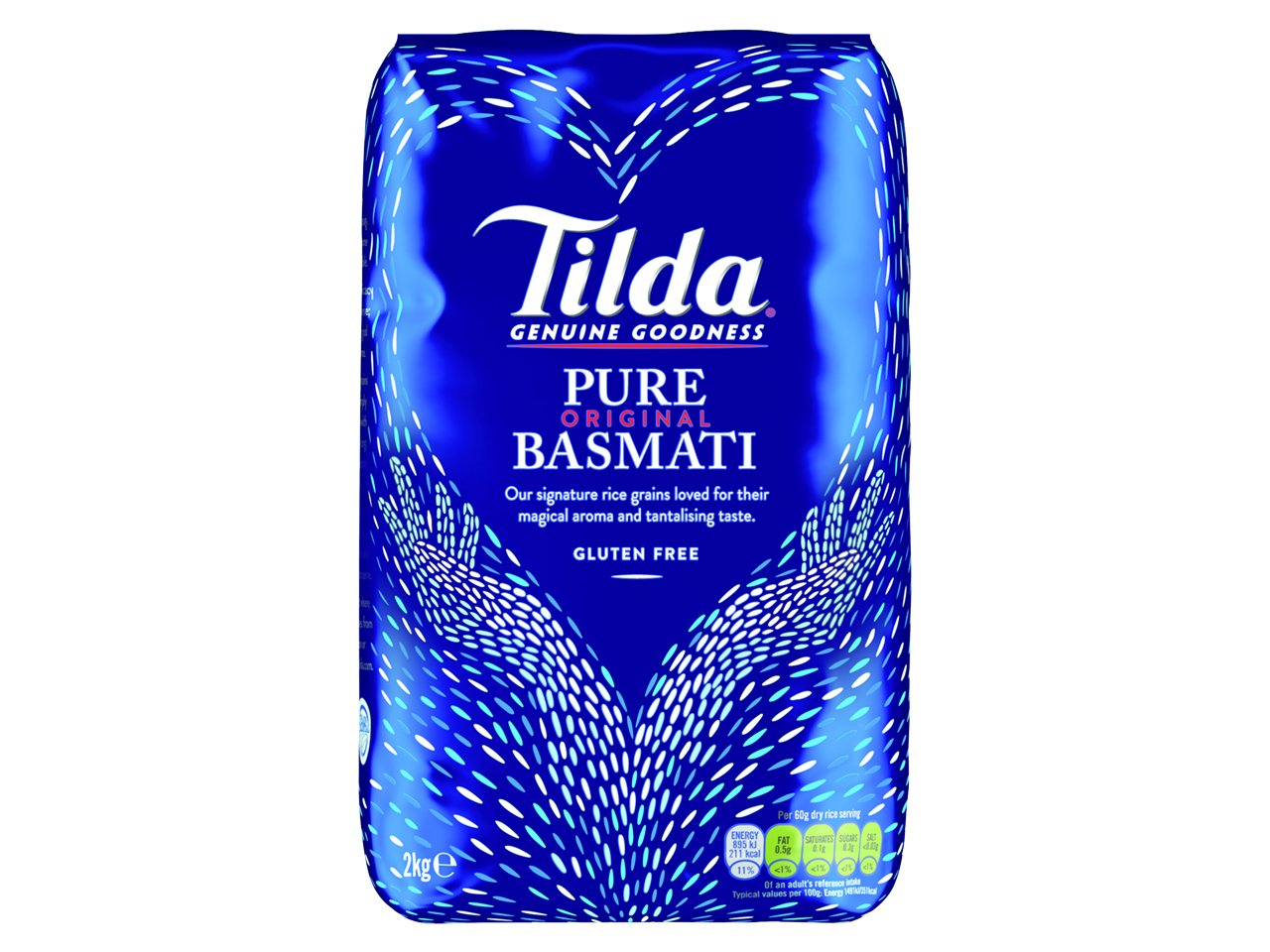 Tilda Pure Original Basmati Rice, confezione da 2 (2 x 2 kg)