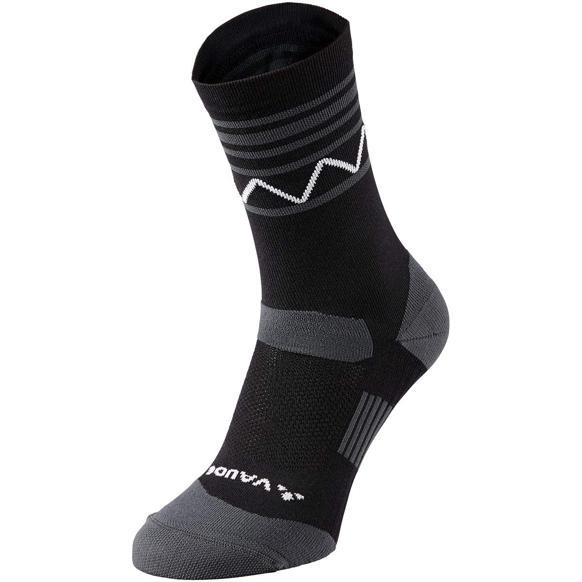 Vaude Bike Mid Socks Unisex Socks - Black/White, 39-41
