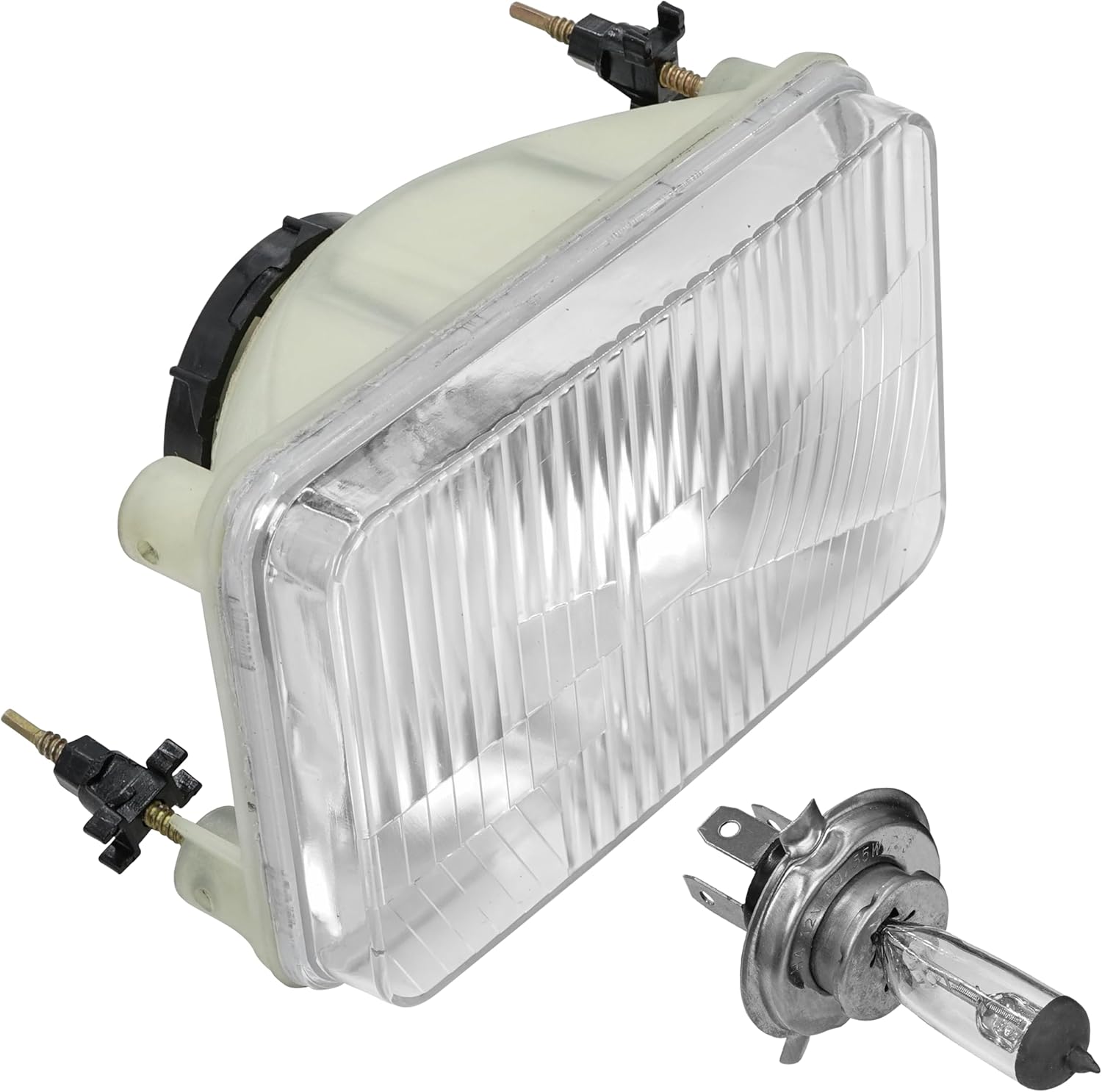 Caltric Left Headlight Compatible with John Deere 4300 4310 4400 4410 4500 4600 4610 4700 4710 2020 2030 2210 4010 4100 4110 4115 4200 AM120326