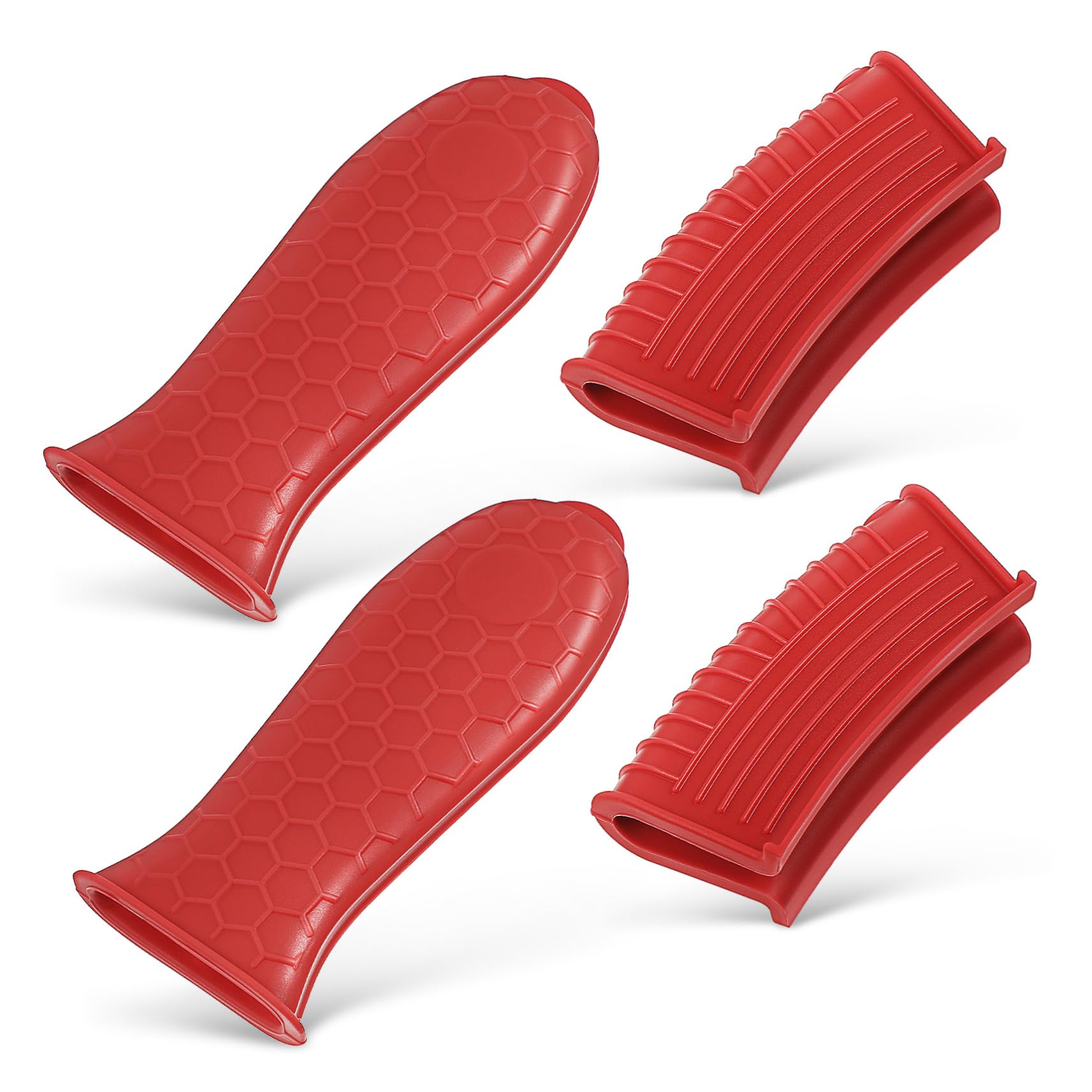 ULTECHNOVO 5juegos Manga De Silicona para Asa De Olla Funda Térmica Protector De Mango Antideslizante para Sartenes y Ollas De Fundas Agarraderas
