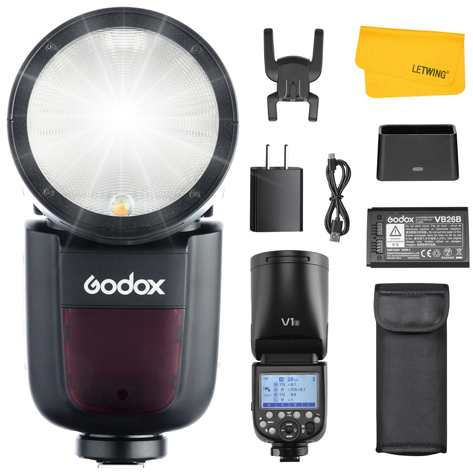 SONY ミラーレス一眼 本体 VILTROXレンズ Godoxフラッシュ Amazon.com: GODOX V1 V1-S TTL Flash for Sony, 76Ws 1/8000s HSS