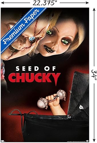 Miniatura 3 de Trends International Child's Play Seed of Chucky - Póster de pared de una hoja, 22.375 x 34 pulgadas, versión premium sin marco