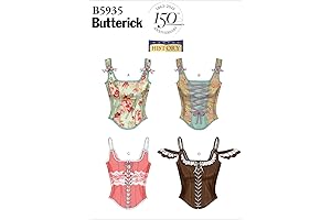 Expertly Crafted Corset Pattern for Timeless Elegance: Butterick Patterns 5935