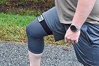 Vista 4 de OrthoSleeve KS7+ Adjustable Knee Brace for perfect fit to relieve knee pain, tendonitis pain, swelling and reduce inflammation