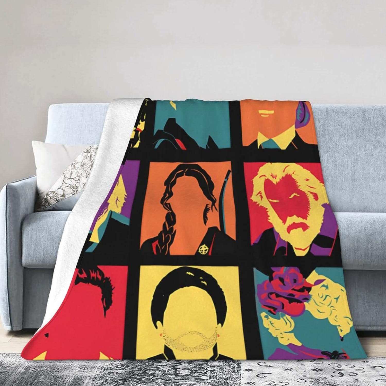 The Movie Hunger and Games Flannel Blanket Fluffy Throw