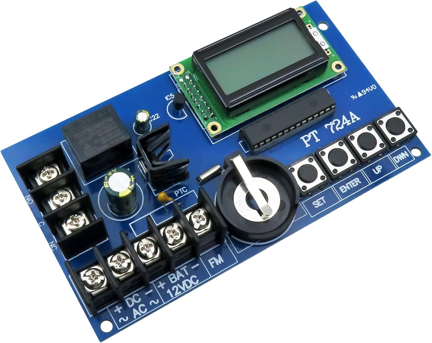 PT724A Digital Timer 365 Day 24 Hr Annual Event Timer Board Compatible with Altronix PT724A