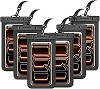 Vista 30 de Paquete de 4 bolsas flotantes impermeables para teléfono, protector flotante transparente con cordón, funda universal grande flotante a prueba