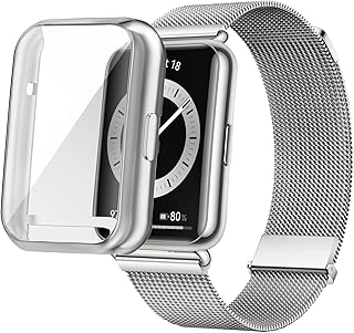 واقي شاشة من دلع موبايلك لساعة هواوي ووتش فت 2 مصنوع من البولي يوريثين مقاوم للخدش والصدمات