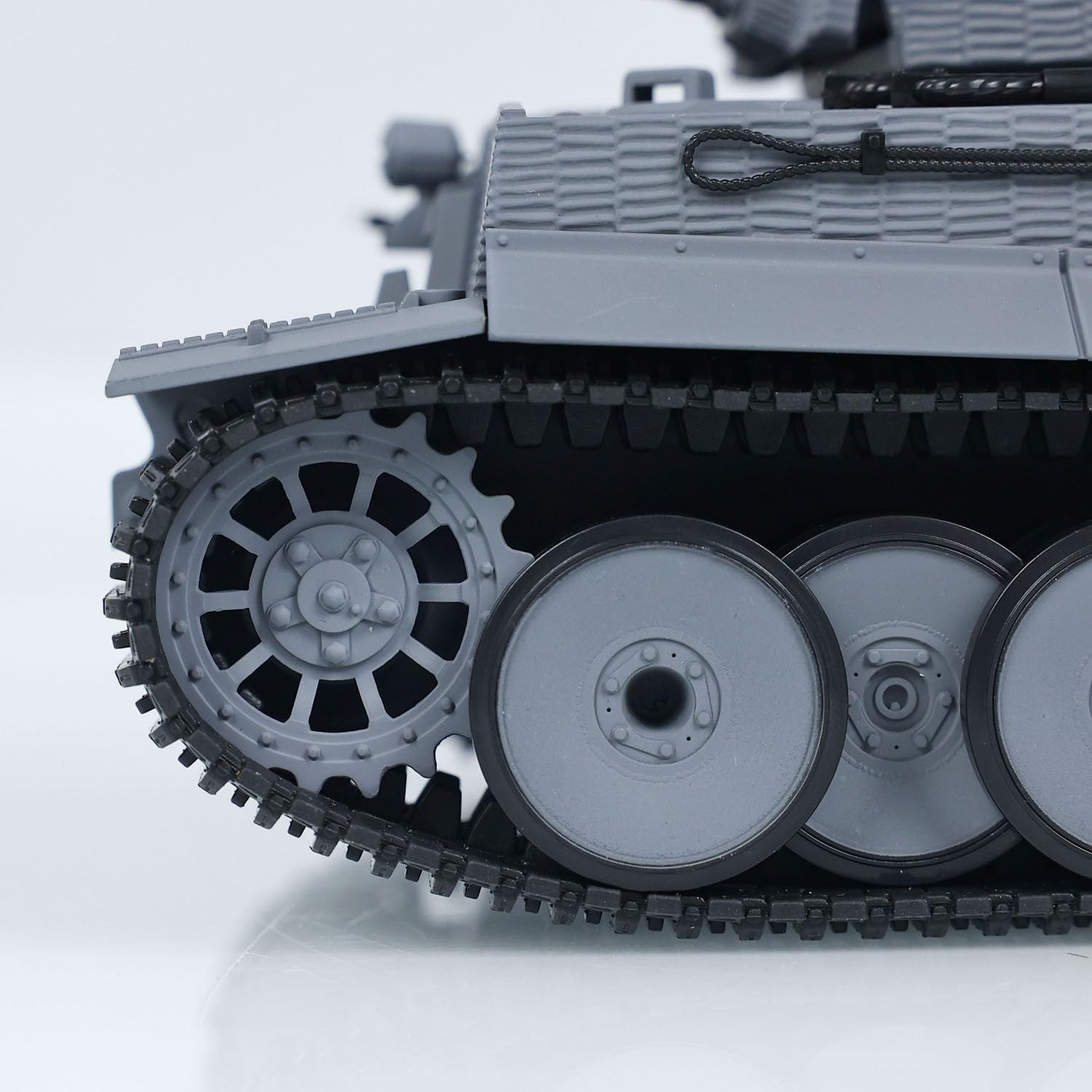 Taigen 1/24 Tanque RC RC Tank Tanque de Batalla RC Tiger I Control Remoto Tanques Militares Combate Infrarrojos