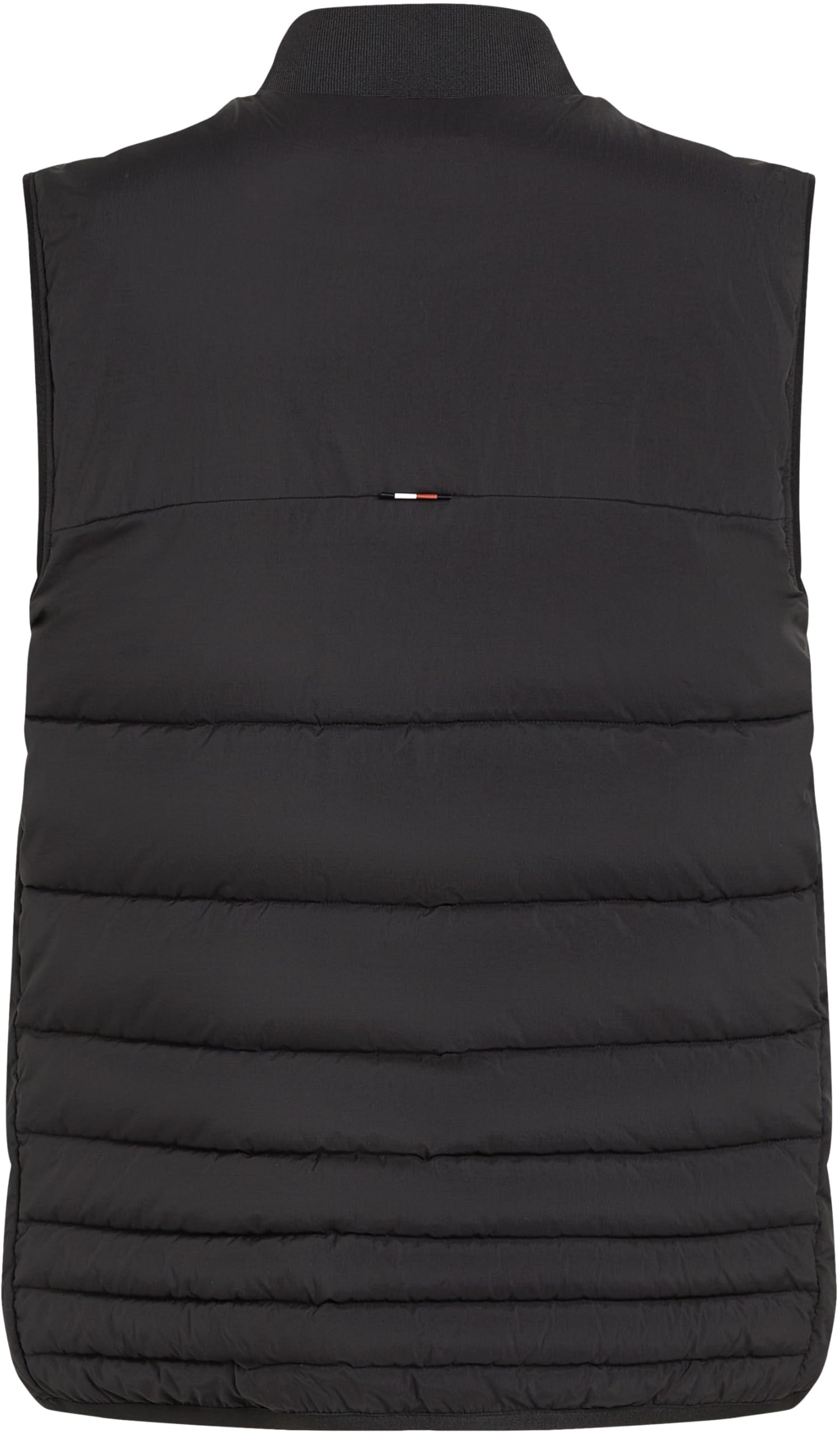 Tommy Hilfiger Herren Weste Mix Quilt Wasserabweisend, Schwarz (Black), S – Ansicht 5