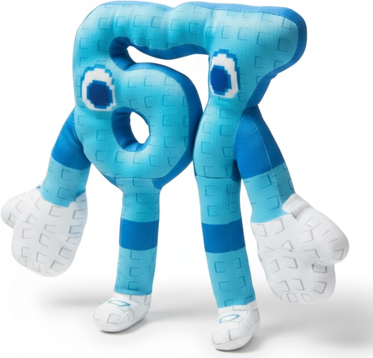 Brainrot 67 Plush, Italian Brainrot Six Seven,10 Inch Blue Style | Soft Cartoon Plush Doll for Game Enthusiasts. Collectible Present for Boys, Girls and Game Fans.