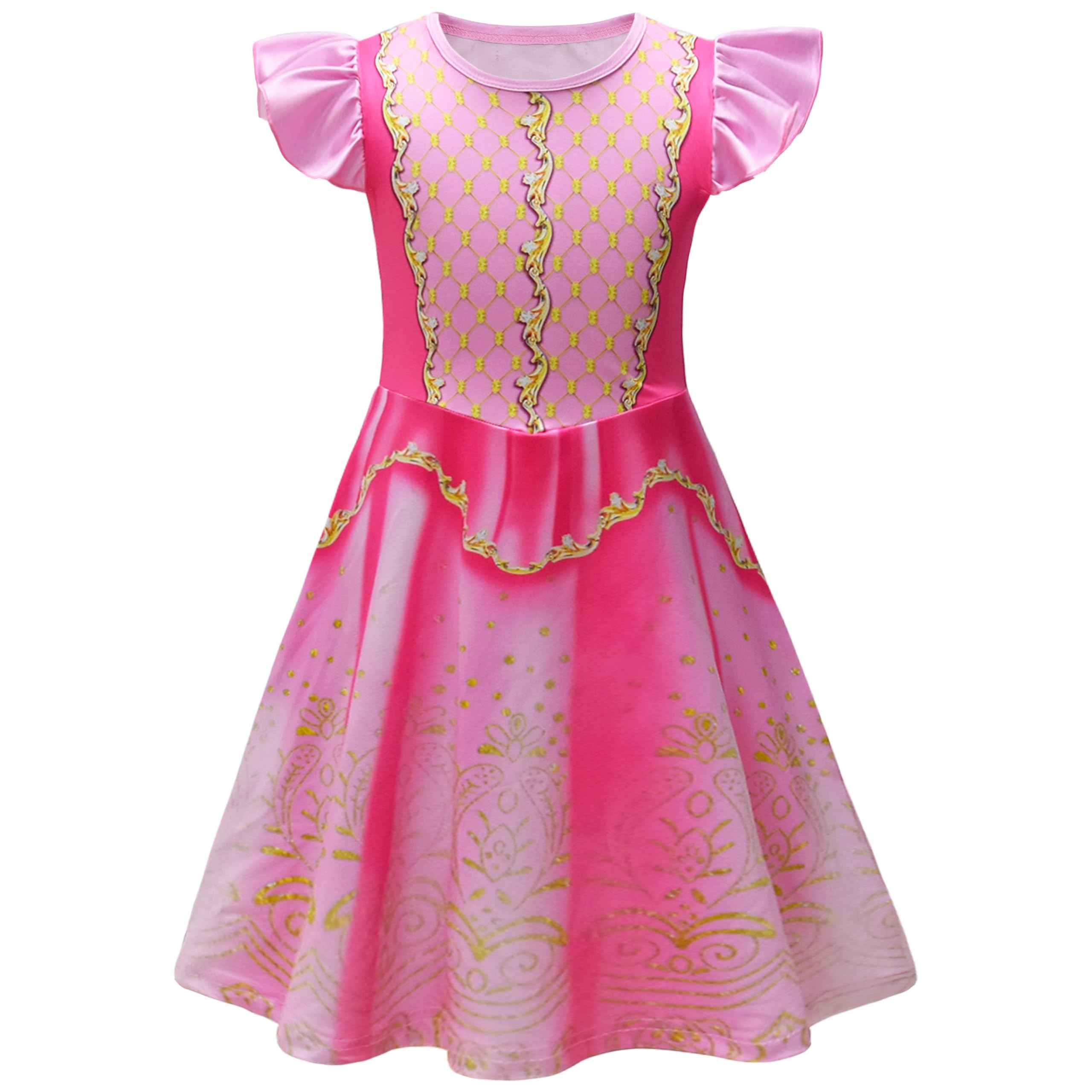 AOVCLKID Girls Princess Costume Birthday Party Dress Halloween Cosplay Outfits