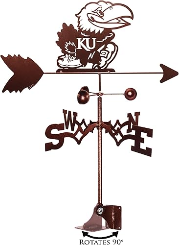 Vista 6 de SWEN Products Kansas Jayhawks Veleta (soporte de techo incluido)