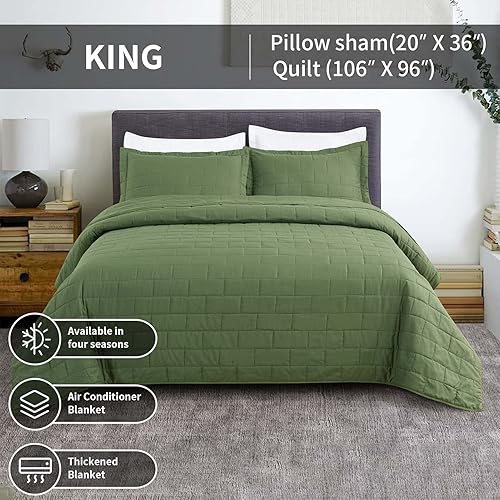 Miniatura 9 de Hygge Hush Juego de edredón de verano, tamaño individual, diseño de hojas de caramelo, juego de edredón de 2 piezas, juego de colcha de estilo