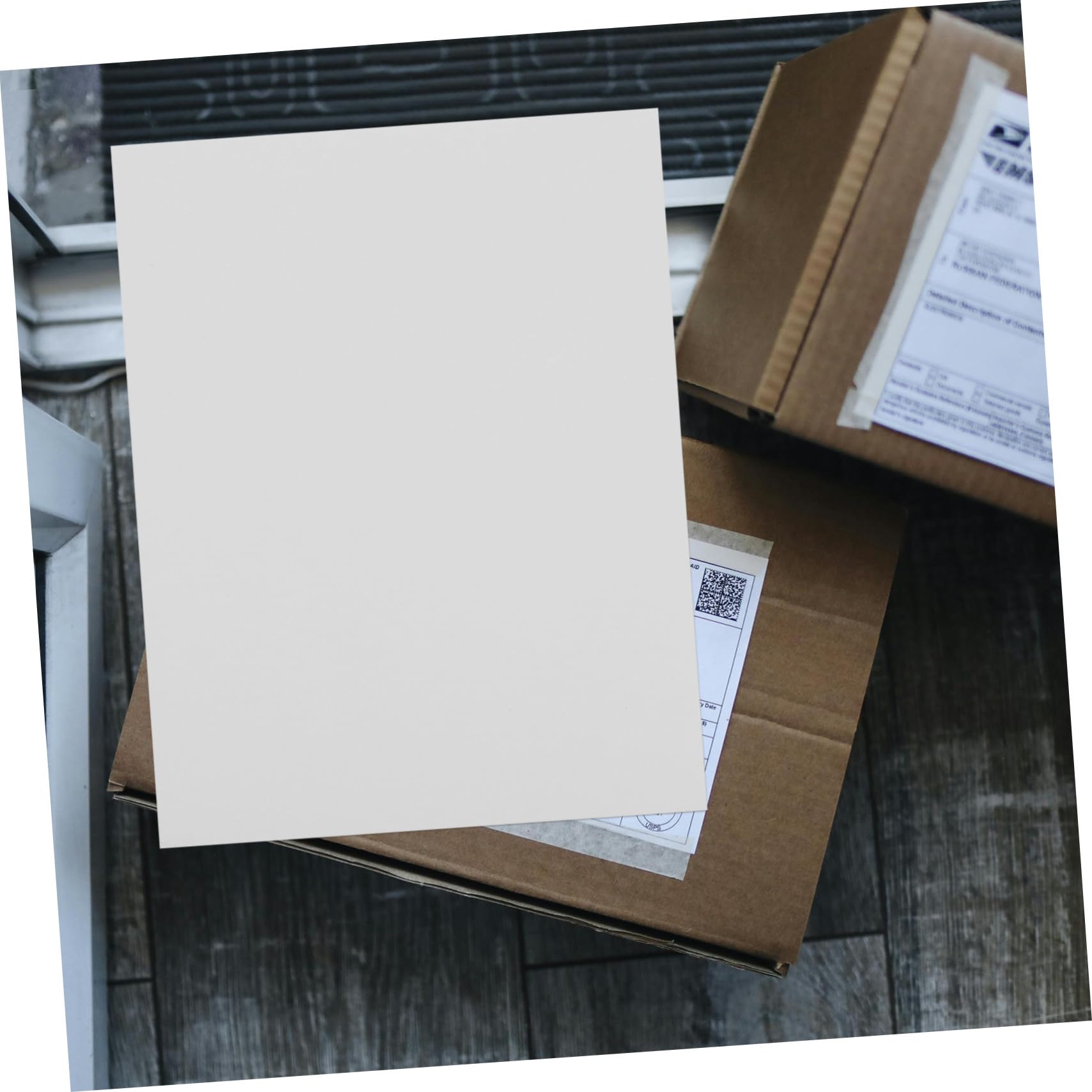 TEHAUX 100feuilles Étiquettes Expédition Imprimables Jet Encre Autocollantes Surface Mate pour Adresse Inventaire et Signalétique