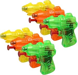 NATOSU 9er Set Mini Wasserpistolen - Kleine Wasserspritzpistolen Für Sommer Spaß