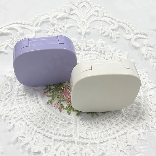 Miniatura 7 de Paquete de 2 fundas para lentes de contacto, kit de viaje, bonita funda de contacto con pinzas de espejo, herramienta para quitar la botella de