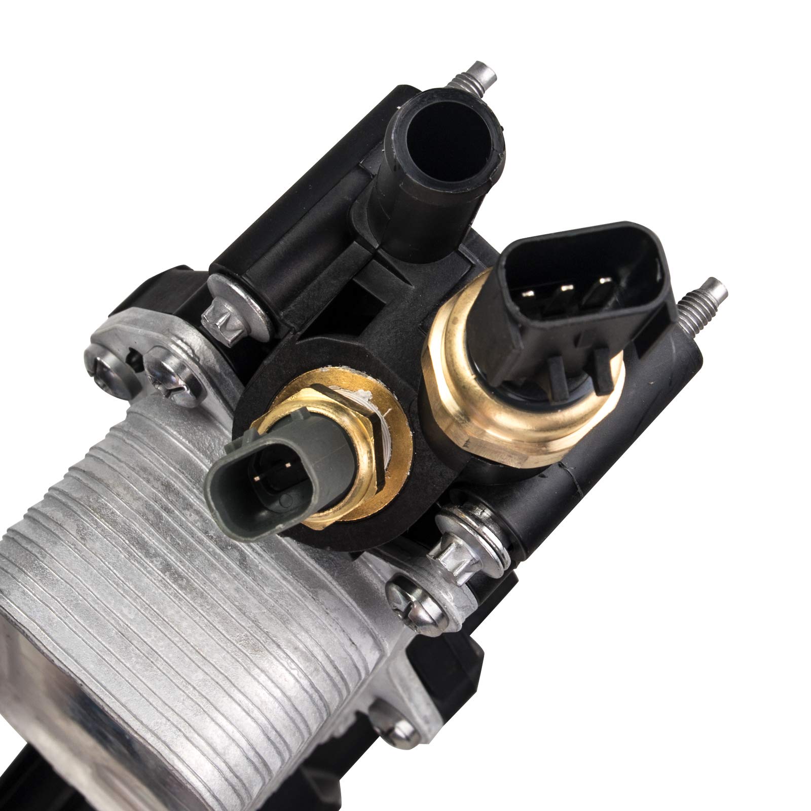 Buy Engine Oil Cooler Filter Housing Adapter Compatible with 3.6L 20142017 Jeep Wrangler Dodge