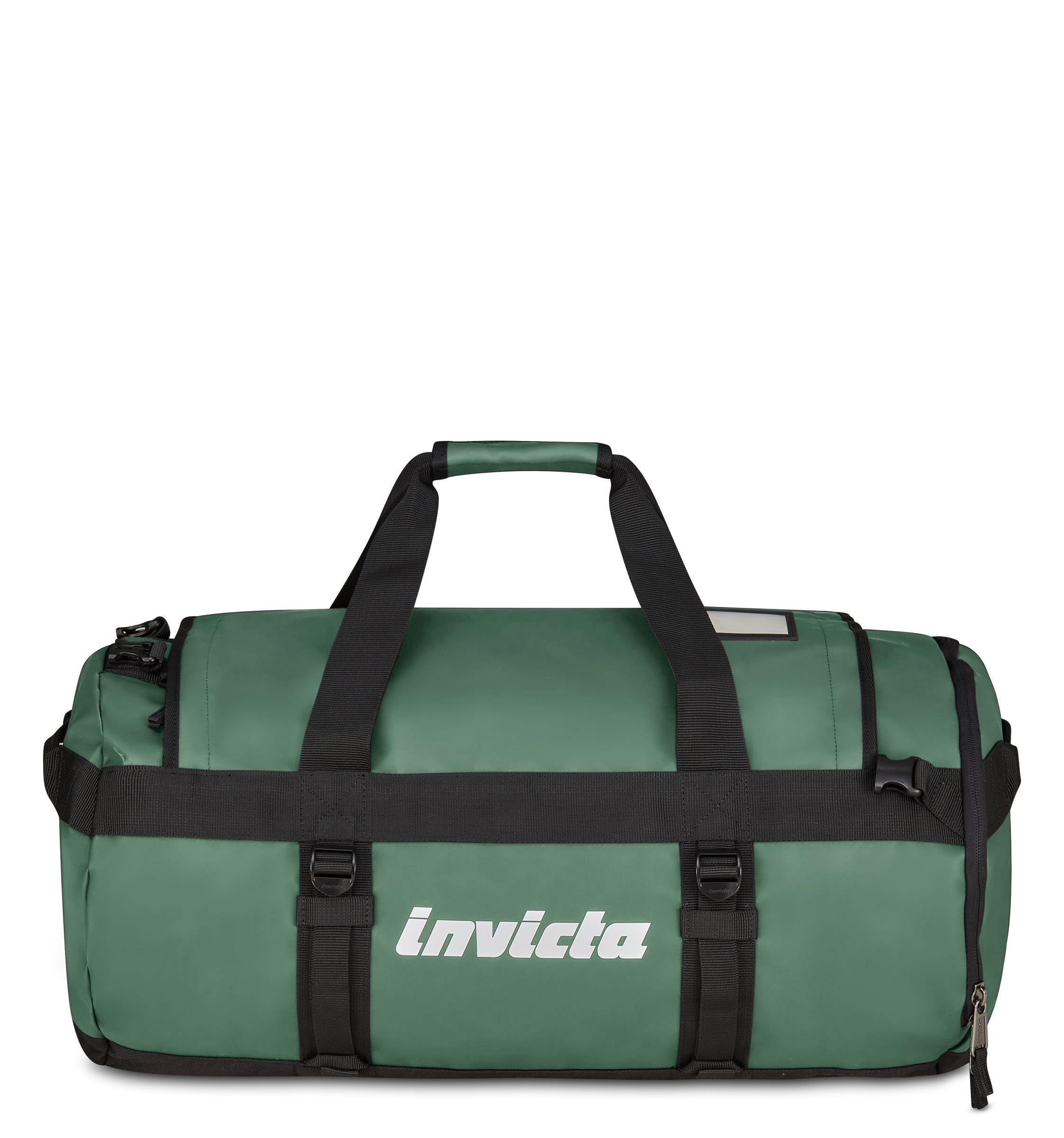 Invicta Reisetasche 70 L - 62 x 35 x 35 cm, Aufgabegepäck Reiserucksack, Sporttasche mit Schuhfach, für Urlaub und Sport, Damen und Herren, grün