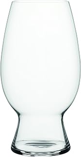 Spiegelau Craft Beer Wheat Beer Glasses, Set of 1, European-Made Lead-Free Crystal, Modern Beer Glasses, Dishwasher Safe, Professional Quality Witbier Glass Gift Set, 26.5 oz