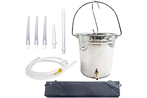 Enema Kit Stainless Steel 1.5 Quart Capacity Bucket