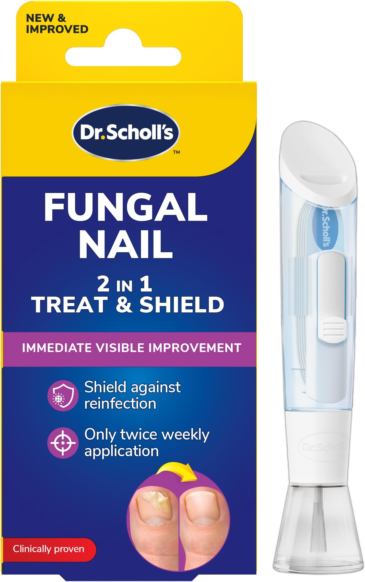 Scholl Fungal Nail Treatment 3.8ml,packaging may vary