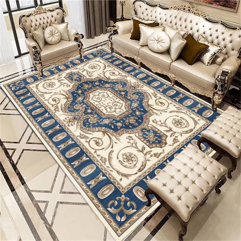 Tapis de cuisine floral rouge 70x140 pour le salon et la chambre
