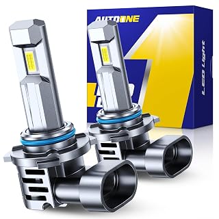 AUTOONE 9005 Bulb, 10 Times Brighter 40000LM 9005 HB3 Bulb, 3 Min Quick Install, 20 Years Lifespan, No Flicker - Amazon product rated Grade A
