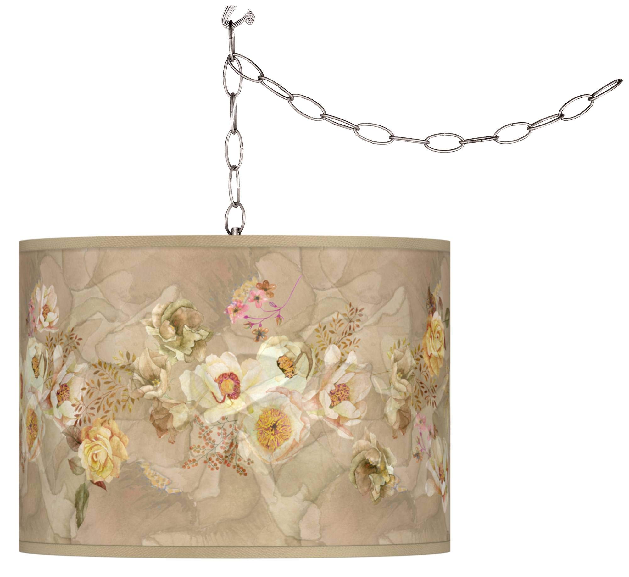 Giclee Glow Floral Spray 13 1/2