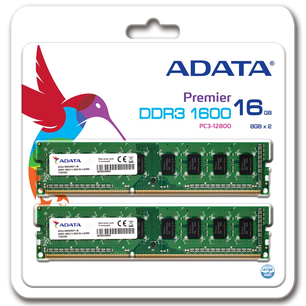 Amazon | ADATA デスクトップPC用増設メモリ PC3-12800 DDR3-1600