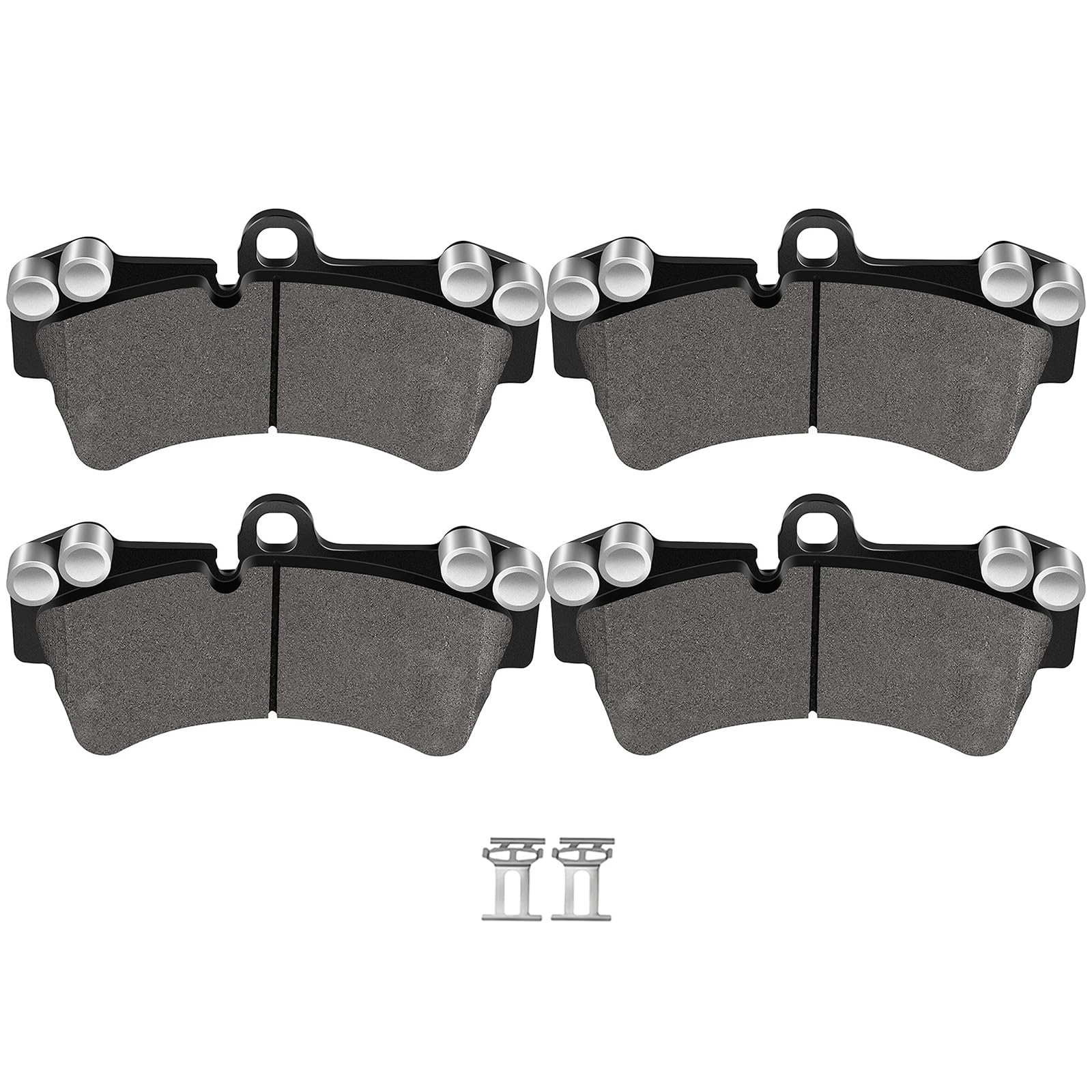 SCITOO Disc Brake Pads Kits D1014-8366 Semi Metallic Front Brake Pads Set Fit For Audi For Q7 2007-2015,For Audi For R8 2017,For Porsche For Cayenne 2003-2006 2008-2010,For Touareg 2004