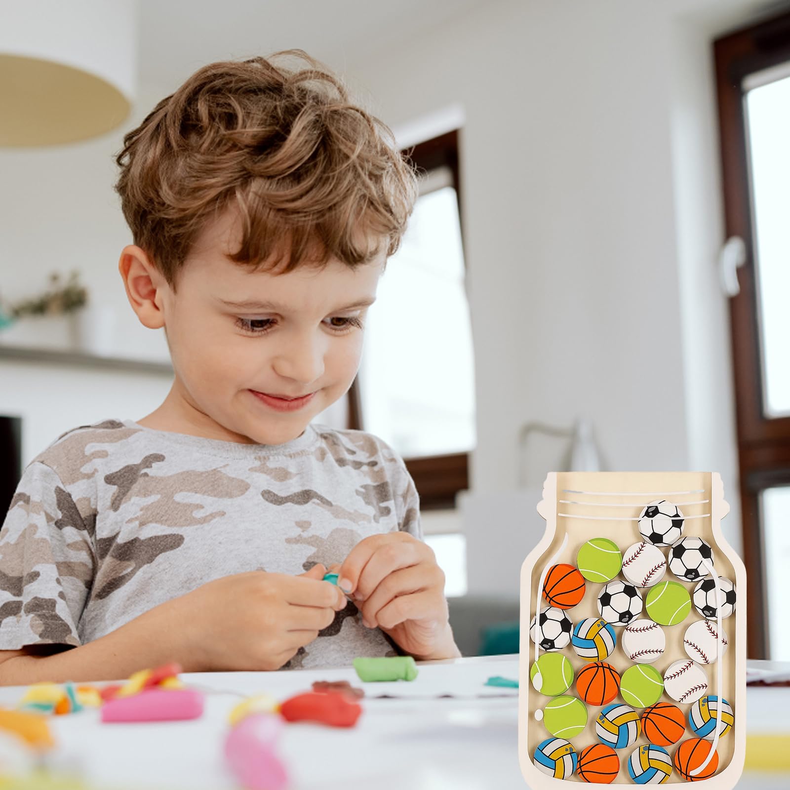 Reward Jars for Children 2 Pack Star Reward Jar System with Colorful Balls and Cars - Image 4