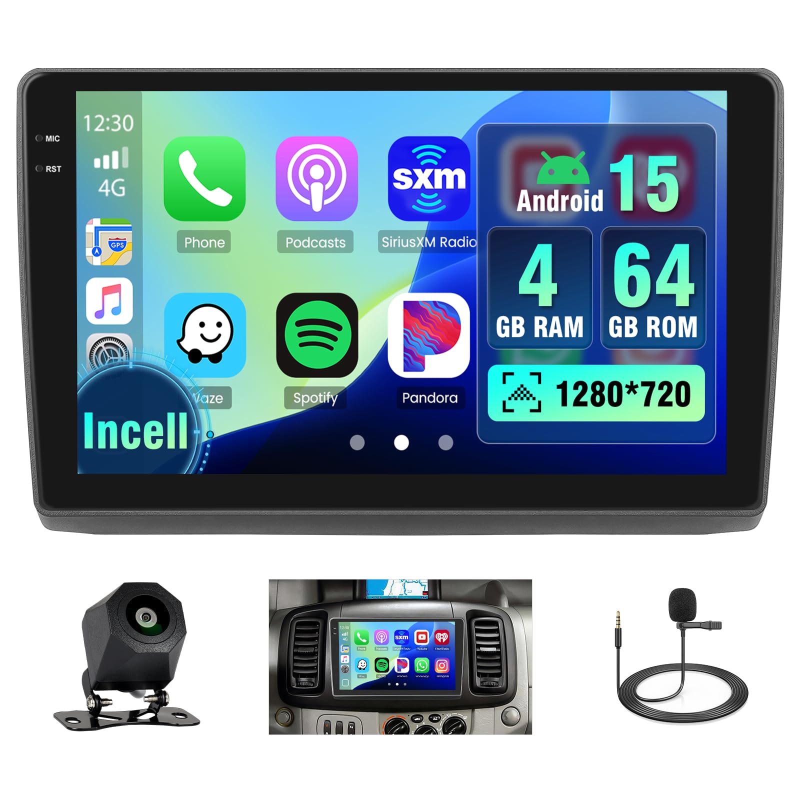 4+64G Autoradio pour Renault Trafic 2001-2010 Opel Vivaro Nissan Primastar