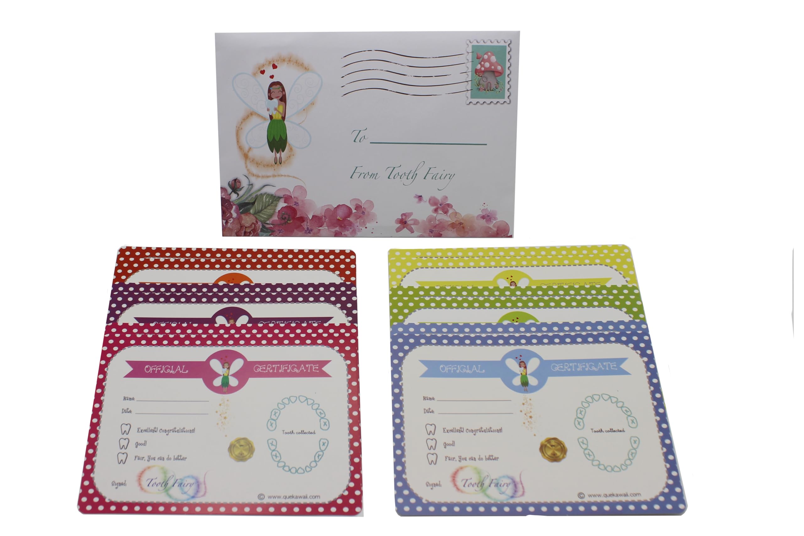 Official Tooth Fairy Certificates (12 certificate)