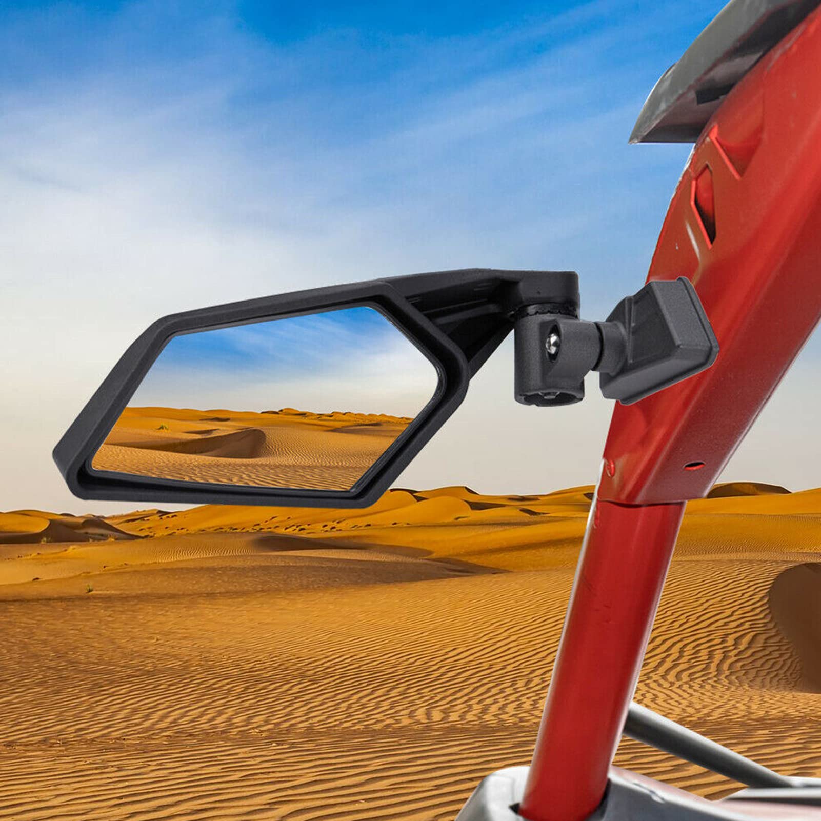 Espejo retrovisor lateral ajustable Espejos retrovisores Accesorio de repuesto adecuado para el espejo UTV Can-Am Maverick X3