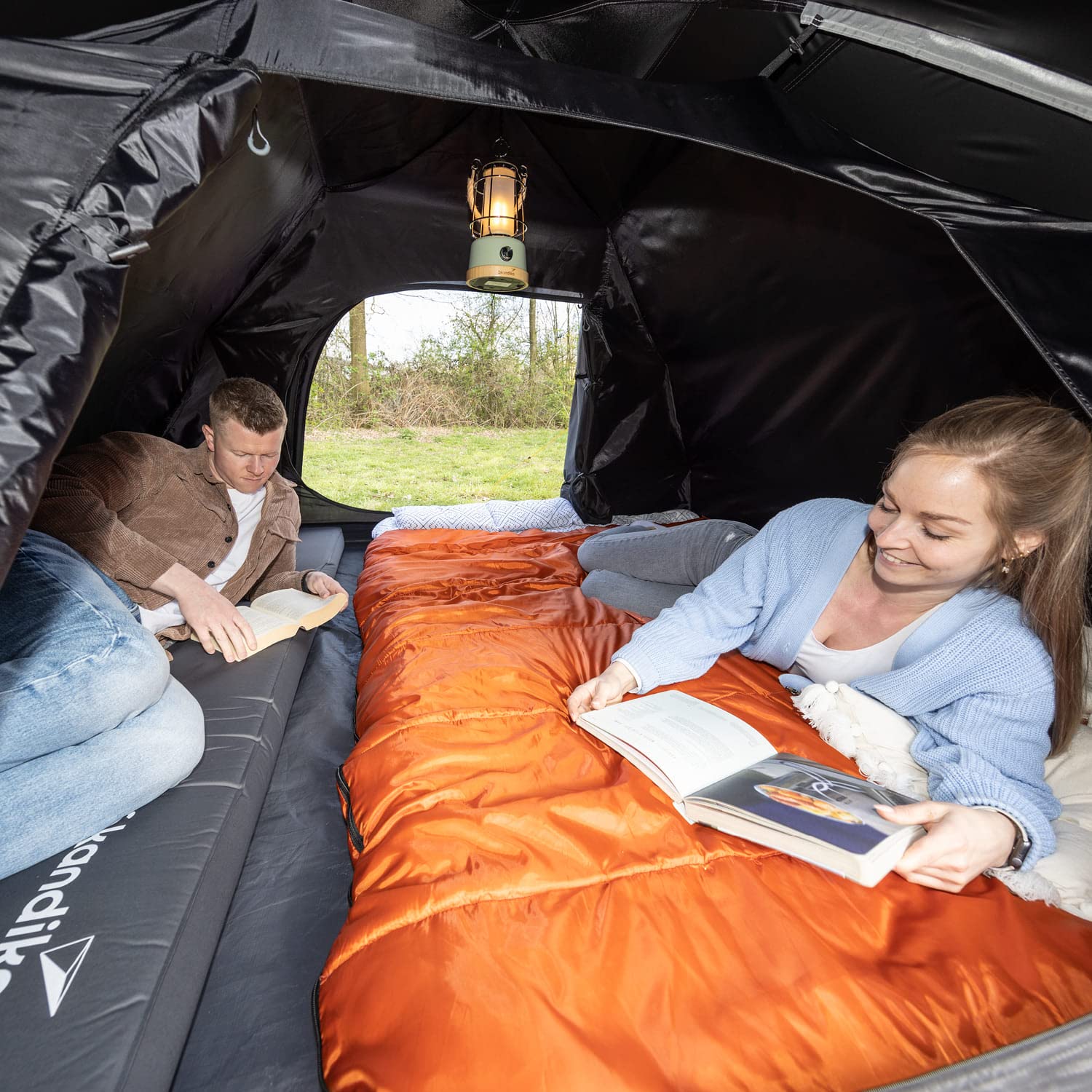 Skandika Dale 3-4 namiot kopułowy | namiot kempingowy dla 3 osób, technologia Sleeper, wodoszczelny 3000 mm, 2 wejścia, moskitiera, lekki namiot trekkingowy, namiot igloo, namiot festiwalowy