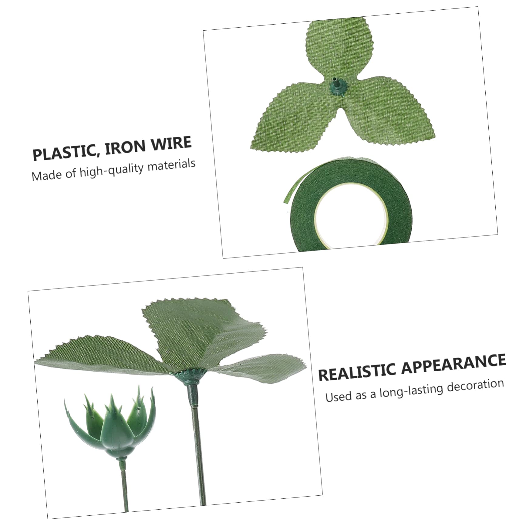 Operitacx Floral Wire Stems 1 Set Green Floral Wires Flower Arrangements Kits for Craft Flowers