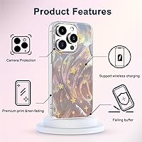 Vista 649 de I-MGAE-IN-AR - Funda diseñada para iPhone 12 y 12 Pro, diseño de mariposa plateada brillante, funda protectora de poliuretano termoplástico, suave