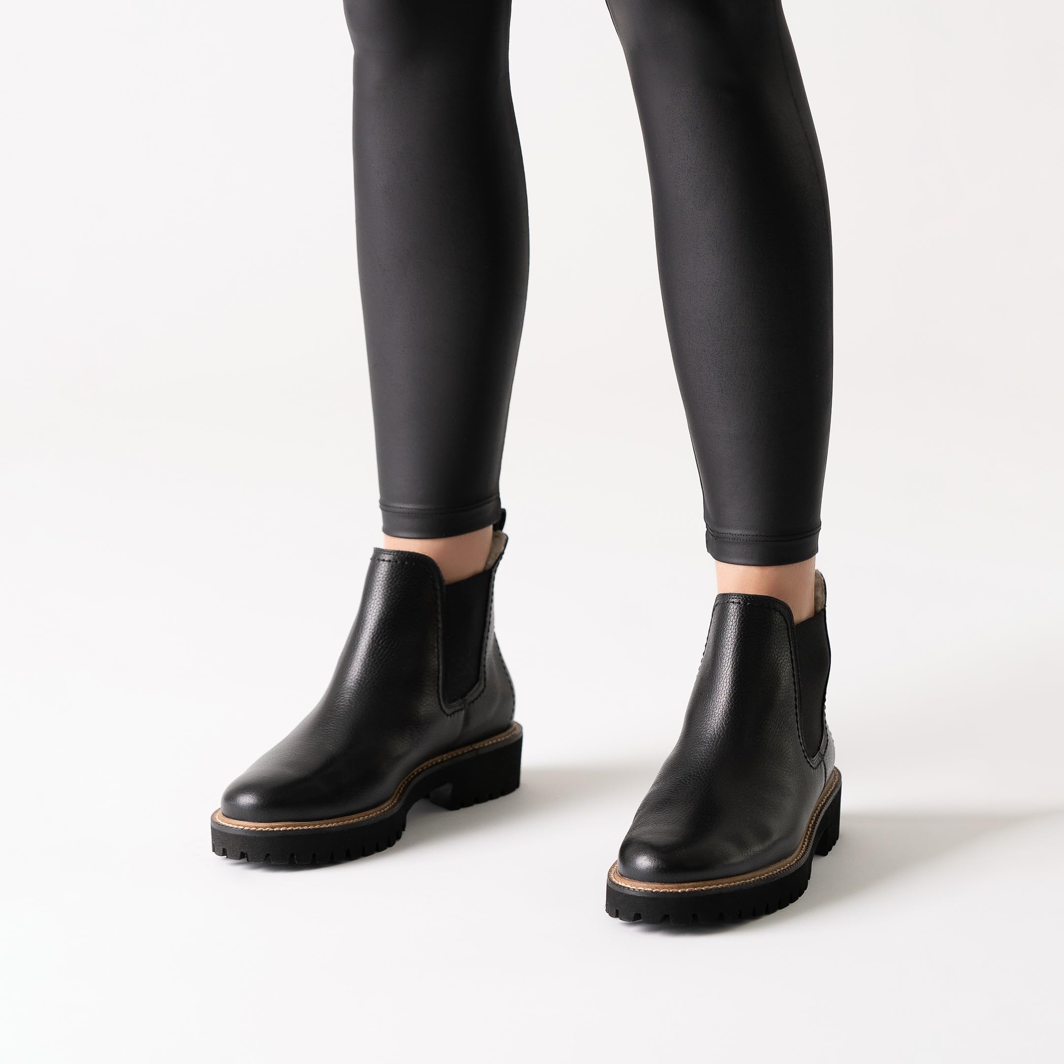 Paul Green Damen Chelsea-Boots mit Merino-Warmfutter, Frauen Chelsea Boots,Warm gefüttert