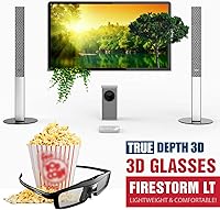 Vista 2 de Gafas 3D recargables con obturador activo para todos los proyectores