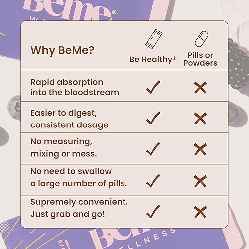 Miniatura 5 de BeHealthy - Probiótico líquido 3 en 1 para la salud intestinal, control de peso e inmunidad. Vitamina C, zinc, saúco y fibra  30 prácticos sobres