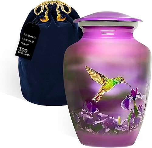 Miniatura 9 de Trupoint Memorials Urnas para cenizas humanas adultas para mujeres y hombres, urna decorativa de entierro, urnas de cremación fúnebre para mujeres