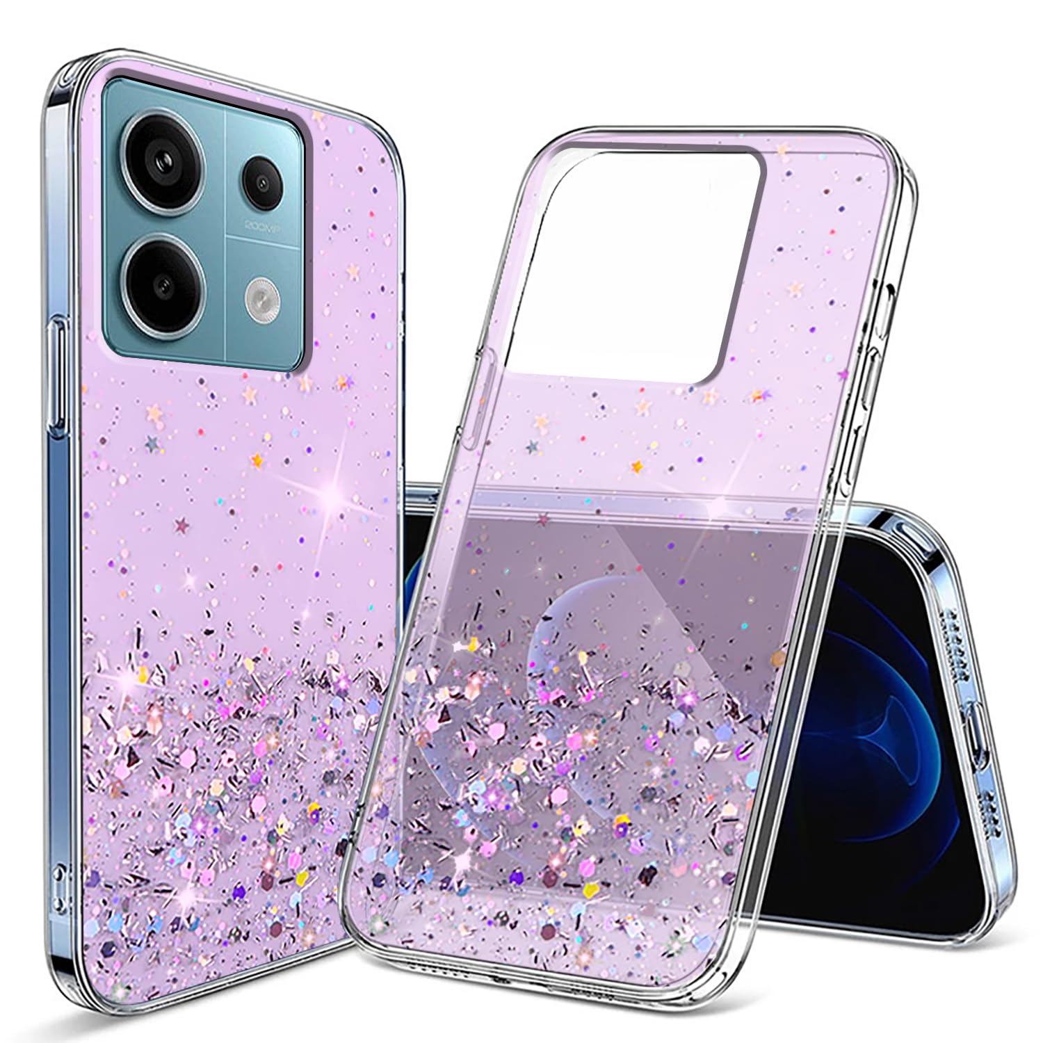 Ivoler Anti-Jaunissement HD Clair Coque Pour Xiaomi Redmi Note 9S / Xiaomi Redmi Note 9 Pro, [Protection Militaire] Mince Transparent Étui De Protection En Silicone Antichoc, Rigide PC Bumper Housse