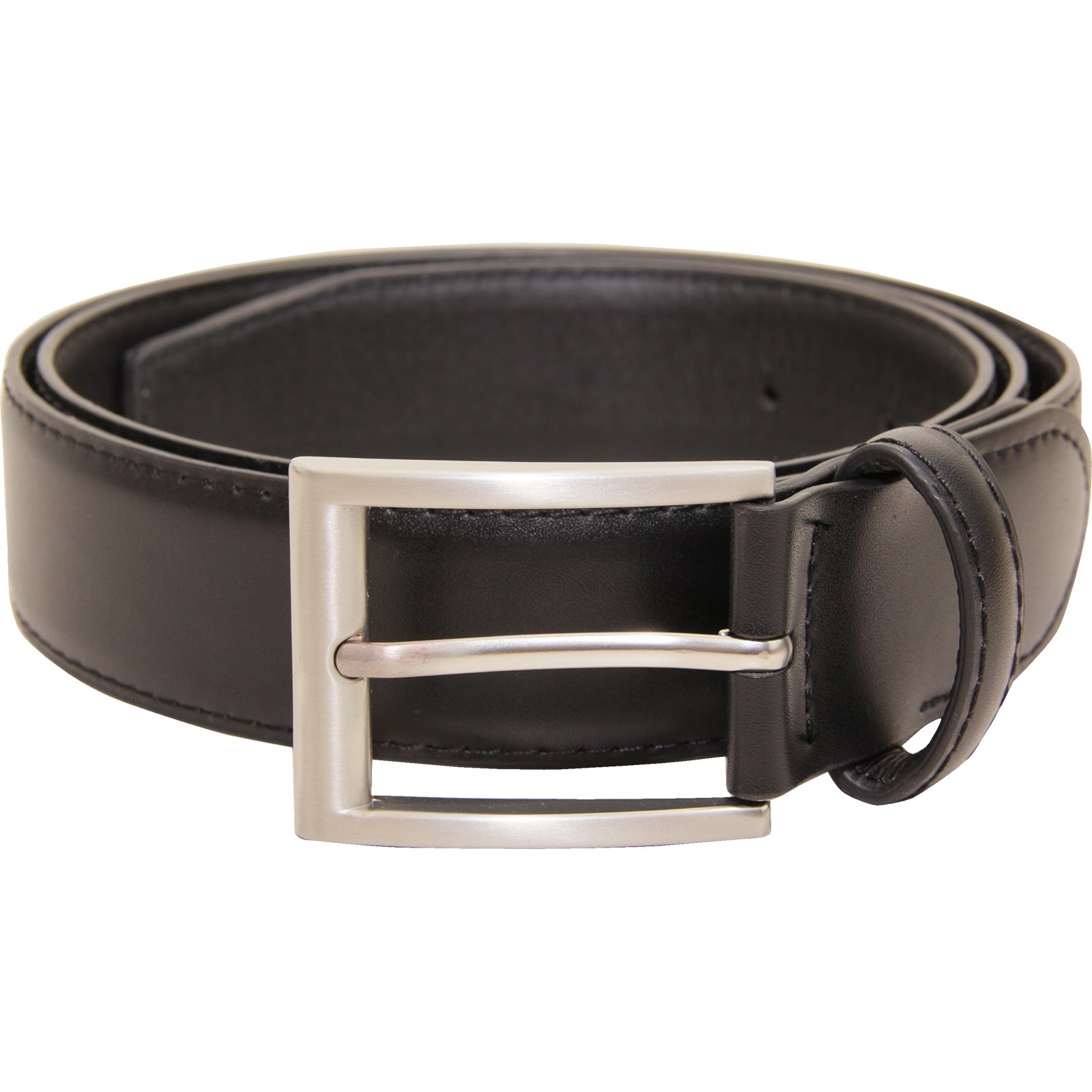 VANGELO Men Classic Dress Belt Black 36"