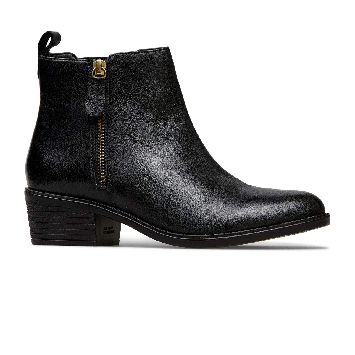 Van DalBarlow II Wide Fitting Womens Leather Ankle Boots